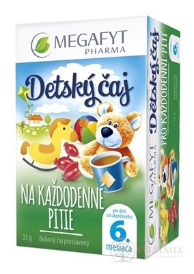 MEGAFYT Dětský čaj PRO KAŽDODENNÍ PITÍ bylinný čaj (od ukonč. 6. měsíce) 20x1,75 g (35 g)