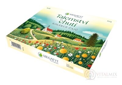 MEGAFYT Kazeta Tajemství chutná kolekce čajových směsí (6 druhů po 5 sáčků) (30 sáčků) 1x57,5 g