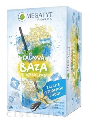 MEGAFYT Ledová bezinky s vanilkou ovocná směs 20x2 g (40 g)