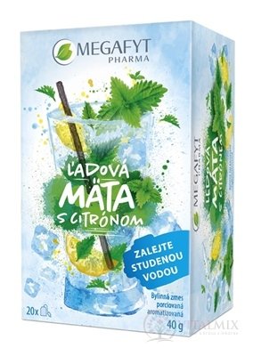 MEGAFYT Ledová máta s citronem bylinná směs 20x2 g (40 g)