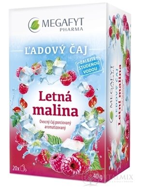 MEGAFYT Ledový čaj Letní malina ovocný čaj 20x2 g (40 g)
