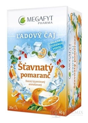 MEGAFYT Ledový čaj Šťavnatý pomeranč ovocný čaj 20x2 g (40 g)