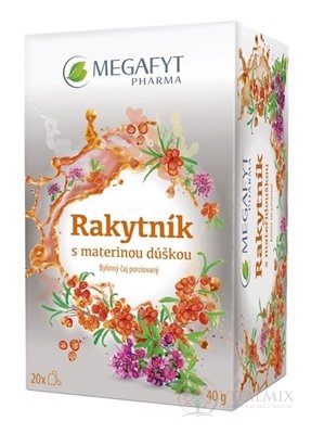 MEGAFYT Rakytník s mateřídouškou bylinný čaj 20x2 g (40 g)