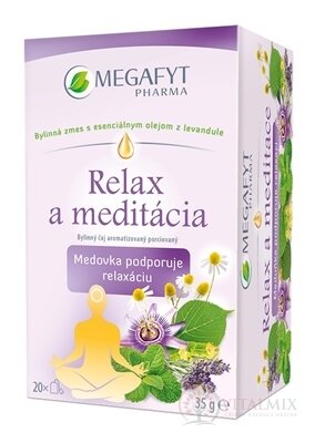 MEGAFYT Relax a meditace bylinný čaj porcovaný 20x1,75 g (35 g)
