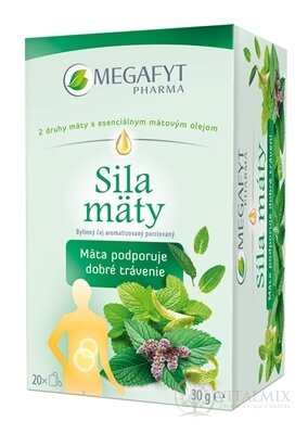 MEGAFYT Síla máty bylinný čaj porcovaný 20x1,5 g (30 g)
