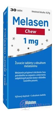 Melasen Chew 1 mg tbl 1x30 ks