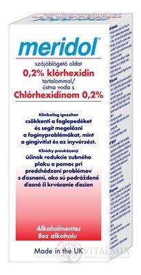 MERIDOL ÚSTNÍ VODA S CHLORHEXIDINEM 0,2% bez alkoholu 1x300 ml