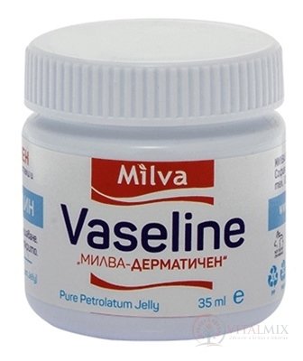 Milva VAZELÍNA dermatologická (Milva Vaseline Pure Petrolatum Jelly) 1x35 ml