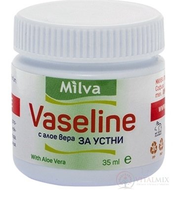 Milva VAZELÍNA na rty s ALOE VERA (Milva Vaseline Aloe vera) 1x35 ml
