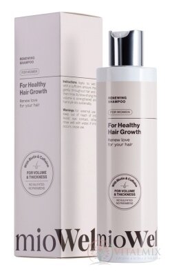 mioWell RENEWING SHAMPOO šampon pro ženy, proti vypadávání vlasů 1x250 ml