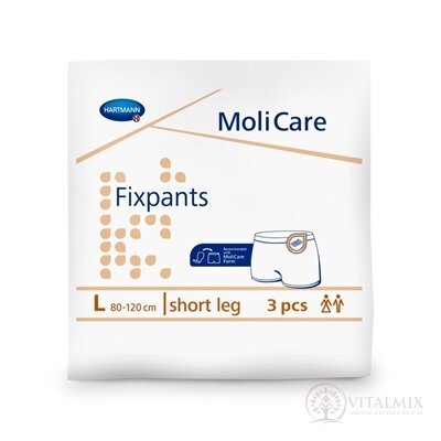 MoliCare Fixpants short leg L fixační kalhotky (80-120 cm) 1x3 ks