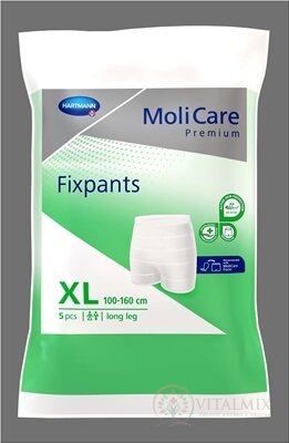 MoliCare Premium Fixpants long leg XL fixační kalhotky (100-160 cm) 1x5 ks