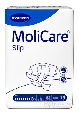 MoliCare Slip Maxi 9 kapek L zalepovací inkontinenční kalhotky, 120 - 150 cm, 3 798 ml, 1x14 ks