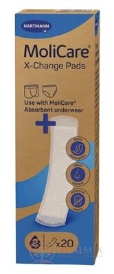 MoliCare X-Change Pads vyměnitelné inkontinenční vložky 1x20 ks