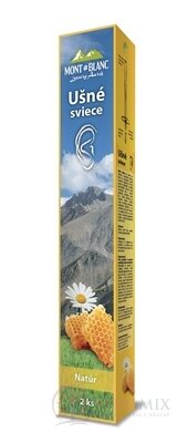 MONT BLANC Luxury Auris Ušní svíce natur (inov.2022) 1x2 ks