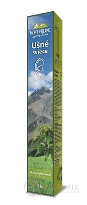 MONT BLANC Luxury Auris Ušní svíce s konopným olejem (inov.2022) 1x2 ks