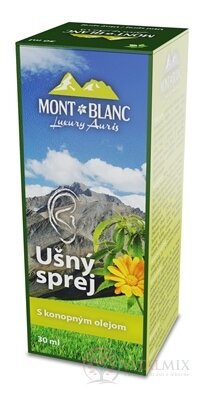 MONT BLANC Luxury Auris Ušní sprej s konopným olejem 1x30 ml