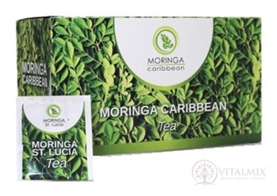 Moringa Caribbean Tea - drcené listy čaj, nálevové sáčky 20x1,8 g (36 g)