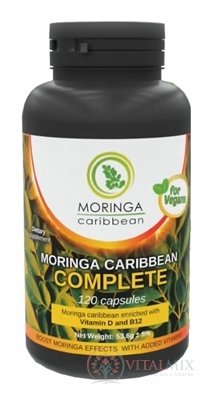 Moringa Moringa Caribbean COMPLETE cps s vitaminem D a B12 1x120 ks