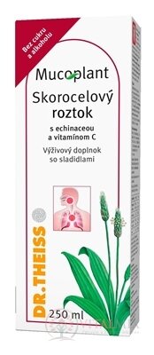 Mucoplant Jitrocelový roztok s echinaceou a vitamínem C 1x250 ml