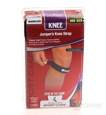 Mueller Jumpers Knee Strap podkolenní pás černý 1x1 ks