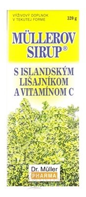 MÜLLERŮV SIRUP S islandským lišejníkem A VIT. C 1x320 g