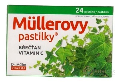 MÜLLEROVÉ pastilky BREČTAN, VIT. C 1x24 ks
