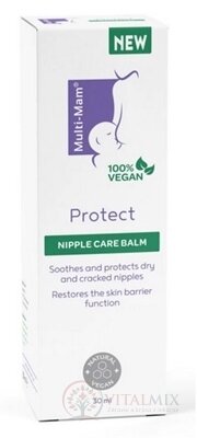 MULTI-MAM PROTECT NIPPLE CREAM BALM balzám na bradavky při kojení 1x30 ml