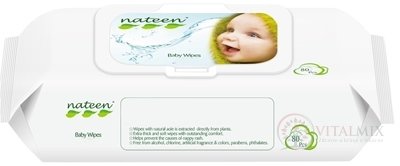 nateen Baby Wipes vlhčené ubrousky pro děti 1x80 ks