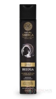 NATURA siberica BELUGA Shampoo šampon - aktivátor proti vypadávání vlasů Beluga, 1x250 ml