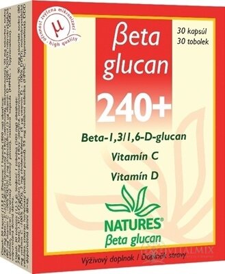 NATURES Betaglucan 240+ cps 1x30 ks