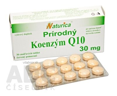 Naturica Přírodní KOENZYM Q10 30 mg tbl 1x30 ks
