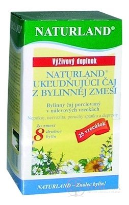 Naturland uklidňujícím BYLINNÁ SMĚS nálevové sáčky 25x1,5 g (37,5 g)