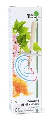 NaturPodukt Přírodní UŠNÍ svíčky pro ušní hygienu 1x2 ks