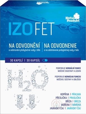 Naturprodukt IZOFET Na odvodnění cps 1x30 ks