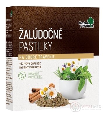 NaturProdukt ŽALOUDEČNÍ PASTILKY 1x20 ks