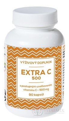 Naturvita EXTRA C 500 s postupným uvolňováním cps 1x90 ks