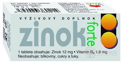 Naturvita ZINEK FORTE tbl 1x60 ks