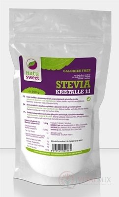 NATUSWEET Stevia Kristall 1: 1 sladidlo, práškové 1x200 g