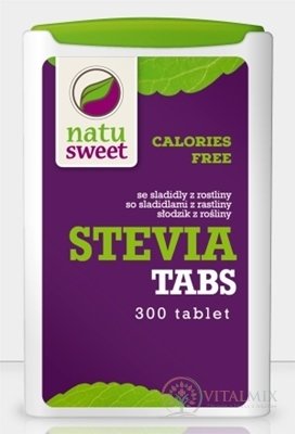 NATUSWEET stevia TABS sladidlo, tablety 1x300 ks