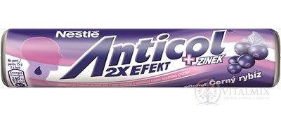 Nestlé ANTICOL ČERNÉ ŘÍBEZLÉ pastilky (zinek, eukalyptus) 1x50 g