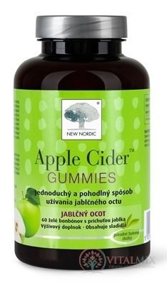NEW NORDIC Apple Cider GUMMIES želé bonbóny s příchutí jablko 1x60 ks