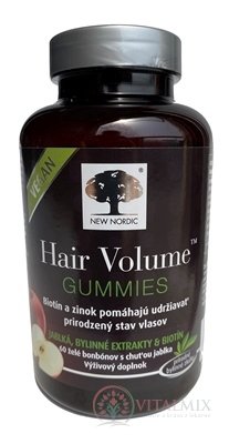 NEW NORDIC Hair Volume Gummi vegany želé 1x60 ks