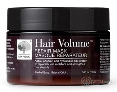 NEW NORDIC Hair Volume REPAIR MASK regenerační maska na vlasy 1x300 ml