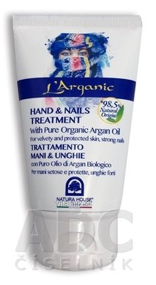 NH - L'Arganic KRÉM NA RUCE A NEHTY s Bio arganovým olejem 1x75 ml
