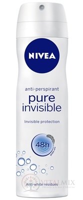 NIVEA Anti-perspirant Pure invisible sprej 1x150 ml