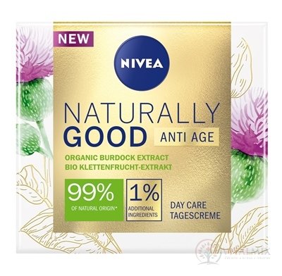 NIVEA Denní krém NATURALLY GOOD Anti Age proti vráskám 1x50 ml