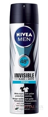 NIVEA MEN Anti-perspirant Black &amp; White Fresh sprej 1x150 ml