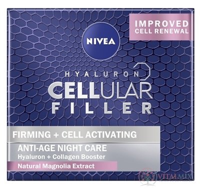 NIVEA Noční krém Hyaluron CELLULAR FILLER anti-age 1x50 ml