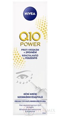 NIVEA Zpevňující oční krém Q10 POWER proti vráskám 1x15ml